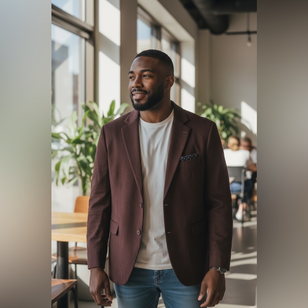 Men's Rich Brown Blazer